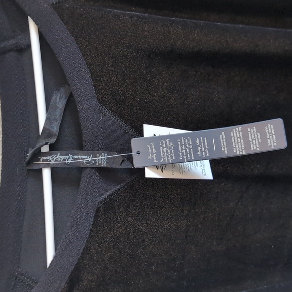 NWT Seven7 Black and Bronze Metallic Sweatshirt XL Athleisure Weekend Wear - Picture 3 of 6